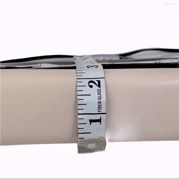 CLASSY Purse Two Tone Black Beige Shoulder Bag or Clutch 11x7x2 - Picture 4 of 9